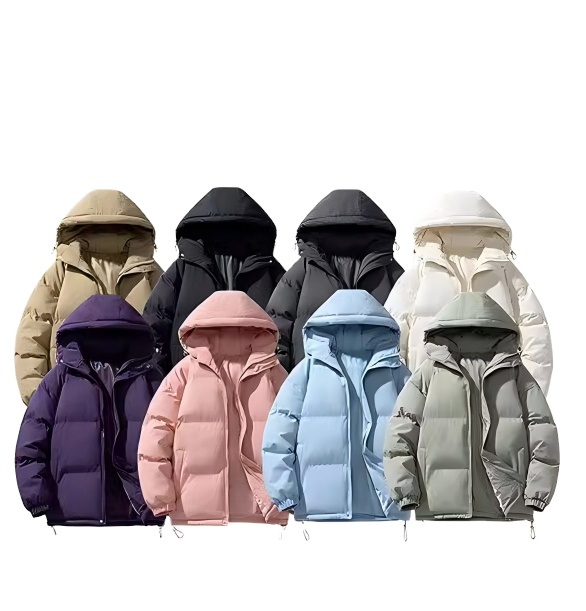 2025 New Hooded Cotton-padded Winter Coat Jacket Down Cotton-Padded Thickened Hooded Puffer Jacket for Men